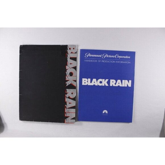 1989 BLACK RAIN Ridley Scott Movie press kit + 16 photos + production - Picture 8 of 10
